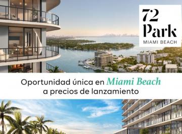 Departamento de 2 ambientes, Estados Unidos · Venta Departamento 1 Dormitorio en 72 Miami Beach