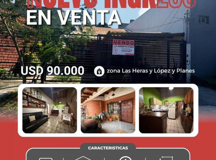 Casa · 100m² · 7 Ambientes · 1 Cochera