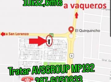Terreno , · Vendo Terreno en Barrio Portal de Lesser Rotonda del Quirquincho Zona Norte