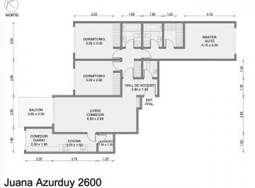 Departamento · 81m² · 4 Ambientes · 1 Cochera · 4 Ambientes con Cochera Balcon Aterrazado y Amenities en Nuñez - Venta
