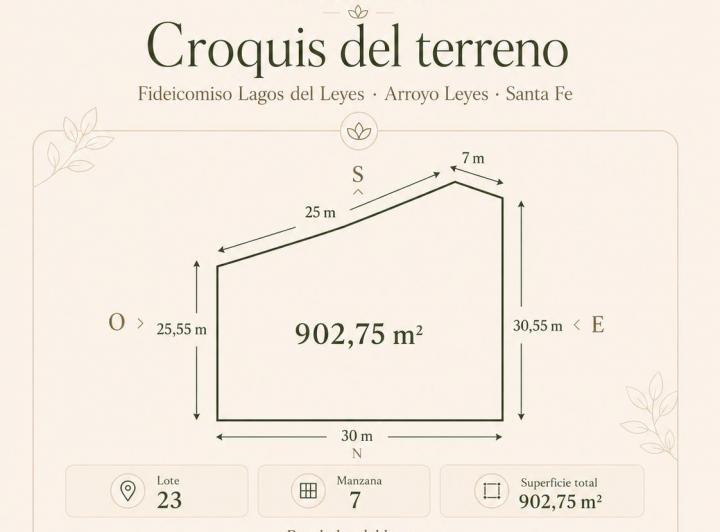 Terreno · 907m²