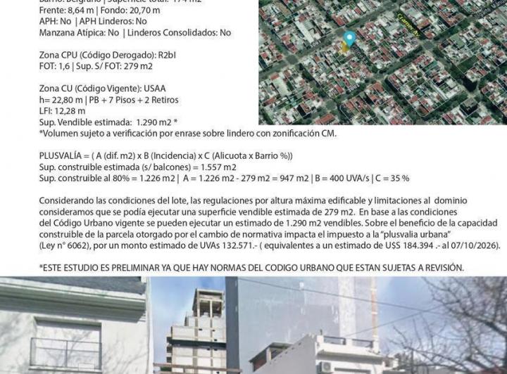 Terreno · 175m²