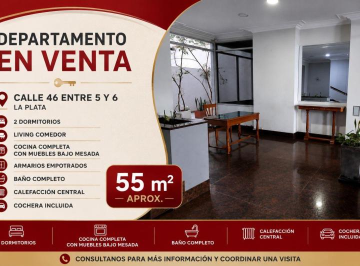 Departamento · 55m² · 3 Ambientes