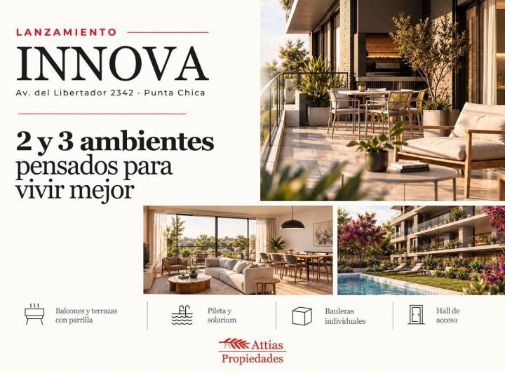 Departamento · 108m² · 3 Ambientes · 1 Cochera