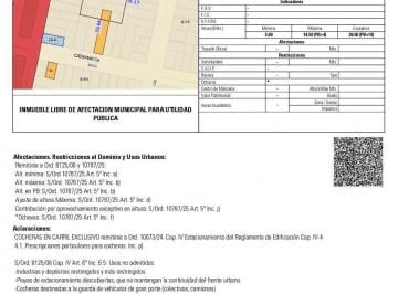 Terreno · 211m² · 10 Ambientes · 1 Cochera · Venta/permuta Lote Apto Desarrollo en Esquina Planta Baja Mas 10 Pisos. Pichincha