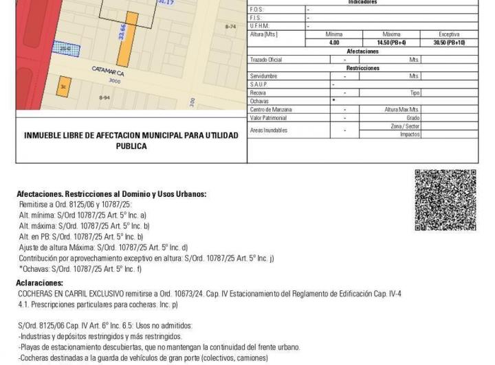 Terreno · 211m² · 10 Ambientes · 1 Cochera