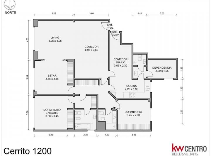Departamento · 136m² · 5 Ambientes