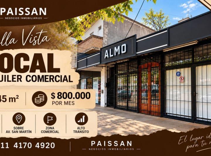 Local comercial · 45m² · 1 Ambiente