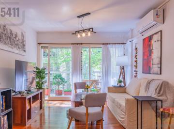 Living · Venta Departamento 4 Amb Cochera Fija en Villa Urquiza Frente Balcón Corrido Apto Credito