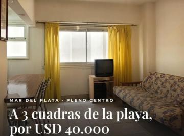 Departamento · 26m² · 1 Ambiente · Venta Monoambiente Zona Centro