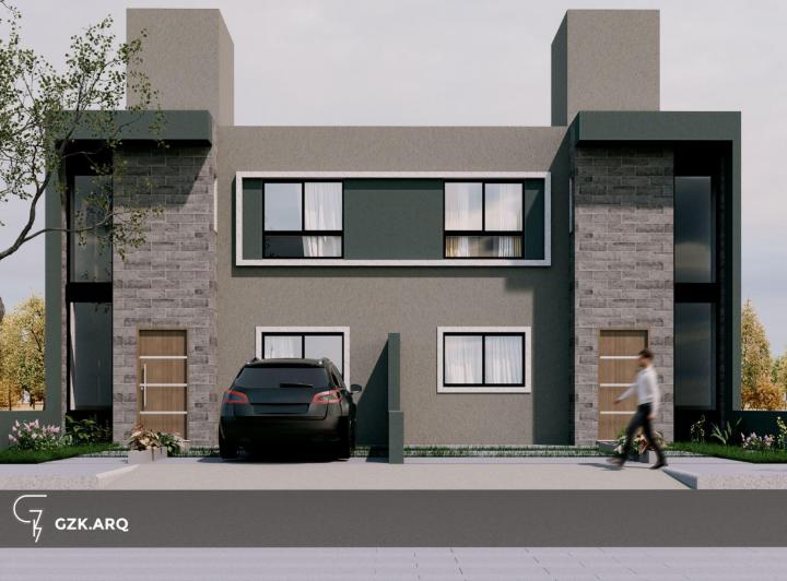 Casa · 100m² · 4 Ambientes · 2 Cocheras