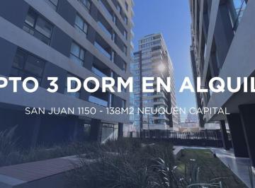 Departamento · 138m² · 4 Ambientes · 1 Cochera · Departamento en Alquiler en San Juan 1150 Neuquén
