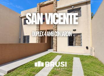 PH · 90m² · 4 Ambientes · 1 Cochera · Duplex en Venta en San Vicente - 4 Ambientes con Parque