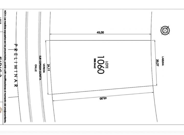 Terreno · 1000m²