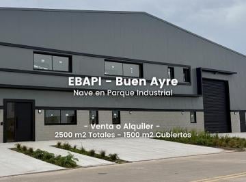 Depósito · 1500m² · 12 Cocheras · Ebapi - Venta o Alquiler Depósito de 1500 m² en Parque Industrial a Estrenar - General San Martin