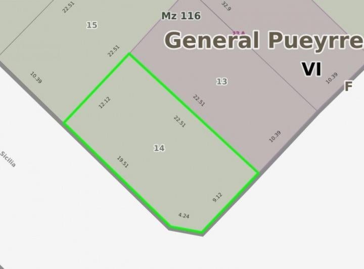 Terreno · 268m²