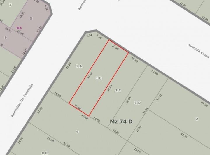 Terreno · 350m²