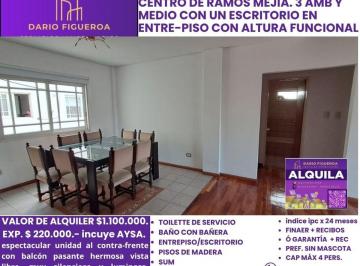 Departamento de 4 ambientes, La Matanza · Depto en Alquiler de 3 Amb y Medio en Ramos Mejía Centro con Balcón