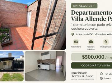 Departamento de 3 ambientes, Córdoba · Departamento en Alquiler Villa Allende Parque
