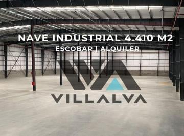 Bodega-Galpón · 4410m² · 1 Ambiente · Nave Industrial en Alquiler de 4.410 m², Escobar.