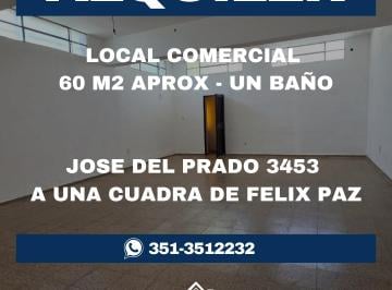 Local comercial , Córdoba · Alquiler Local Comercial a m de Felix Paz