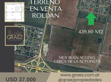 Terreno , Roldán · Lote Terreno Venta en Roldán, Bosque Azul, Madre Teresa y San José