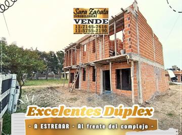 Casa de 3 ambientes, Mar del Tuyú · Interesantes Dúplex 2 Dorm. 3 Ambientes a Estrenar Vende en Pozo Sara Zapata Inmobiliaria