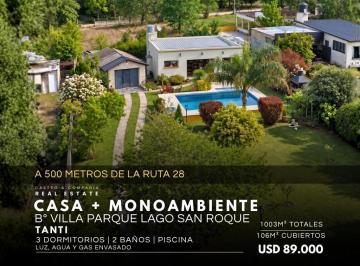 Casa · 106m² · 5 Ambientes · Casa con Monoambiente Independiente en Venta Barrio Villa Parque San Miguel Tanti