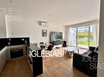 Departamento · 50m² · 2 Ambientes · 1 Cochera · Departamento en Alquiler en Pb con Jardín en Skyroof, Nordelta
