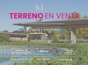 Terreno · 1250m² · Terreno en Countries/b. Cerrado