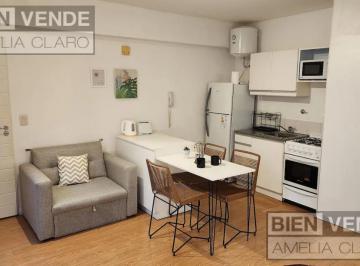 Departamento · 40m² · 1 Ambiente · Alquiler Departamento Monoambiente en Nuñez con Patio y Pileta