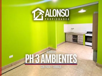 PH · 75m² · 3 Ambientes · Alquiler - PH 3 Ambientes con Patio y Terraza - Lanús