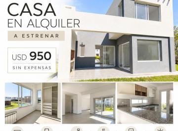 Casa · 3 Ambientes · Alquiler Casa en Barrio Pilar del Este