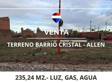 Terreno · 235m² · Venta Terreno Allen - Barrio Cristal