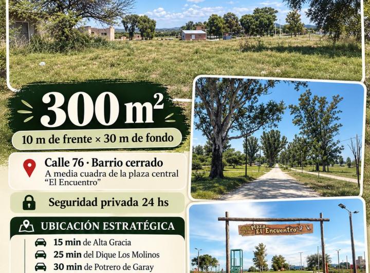 Terreno en venta en Alta Gracia Country Golf