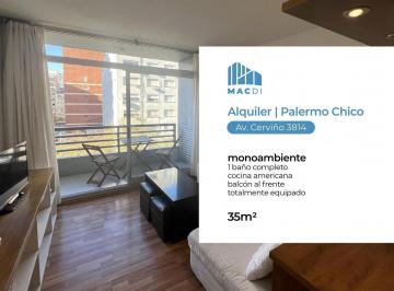 Departamento · 31m² · 1 Ambiente · Excelente Dpto. en Alquiler Temporal en Boulevard Cerviño