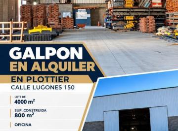 Bodega-Galpón · 800m² · Galpón en Plottier