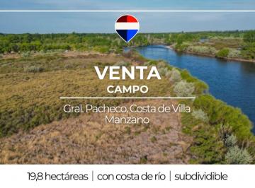 Campo · 20ha · Venta 19,8 Ha Villa Manzano