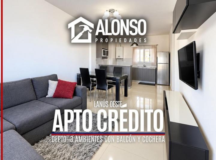 Departamento · 64m² · 3 Ambientes · 1 Cochera