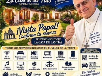 Casa de 2 ambientes, Córdoba · Semana Papal, Residencia Boutique, Hace Tu Reserva!