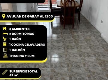Departamento · 47m² · 3 Ambientes · Departamento en Parque Patricios