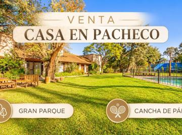 Casa · 142m² · 5 Ambientes · 6 Cocheras · Casa en El Talar de Pacheco Jardin Cancha de Padel