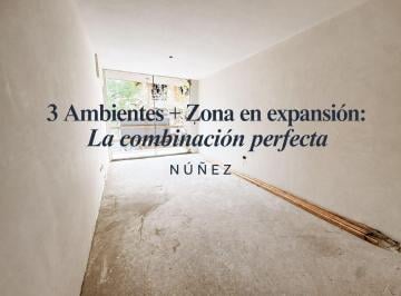Departamento · 74m² · 3 Ambientes · Departamento 3 Ambientes Venta Nuñez Balcon