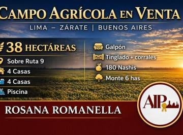 Campo · 10 Ambientes · 2 Cocheras · Campo - Zarate