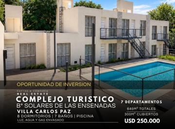 Hotel · 300m² · 14 Ambientes · Oportunidad de Inversión Complejo Turístico en Venta Solares de Las Ensenadas – Villa Carlos Paz