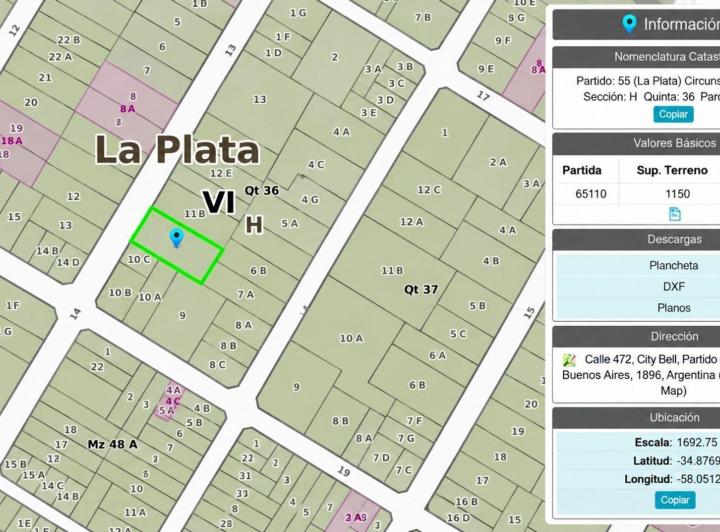 Terreno · 1150m²