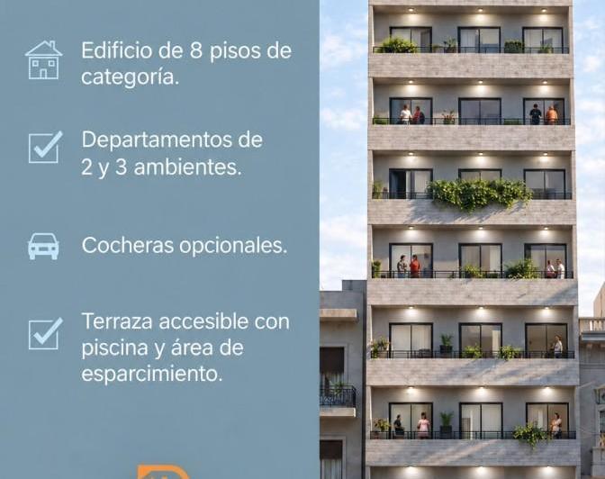 Departamento · 42m² · 3 Ambientes