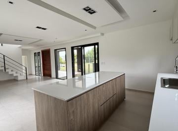 Casa · 200m² · 5 Ambientes · 4 Cocheras · Venta Casa Moderna 5amb en Pilar a Estrenar Equipamiento Premium El Aljibe Barrio Privado Manzanares