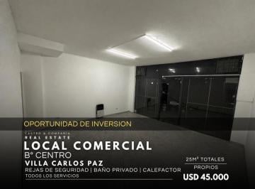 Local comercial · 25m² · 1 Ambiente · Oportunidad Local Comercial en Venta en Centro de Villa Carlos Paz