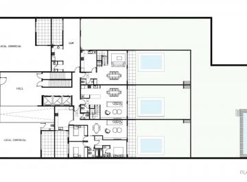 Local comercial · 124m² · 1 Ambiente · Local en Colegiales. en Pozo. Venta